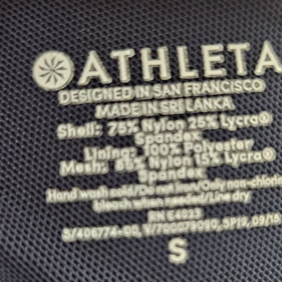 Athleta Womens S Kapalua Quick Dry Swim Dress Navy - Picture 7 of 7